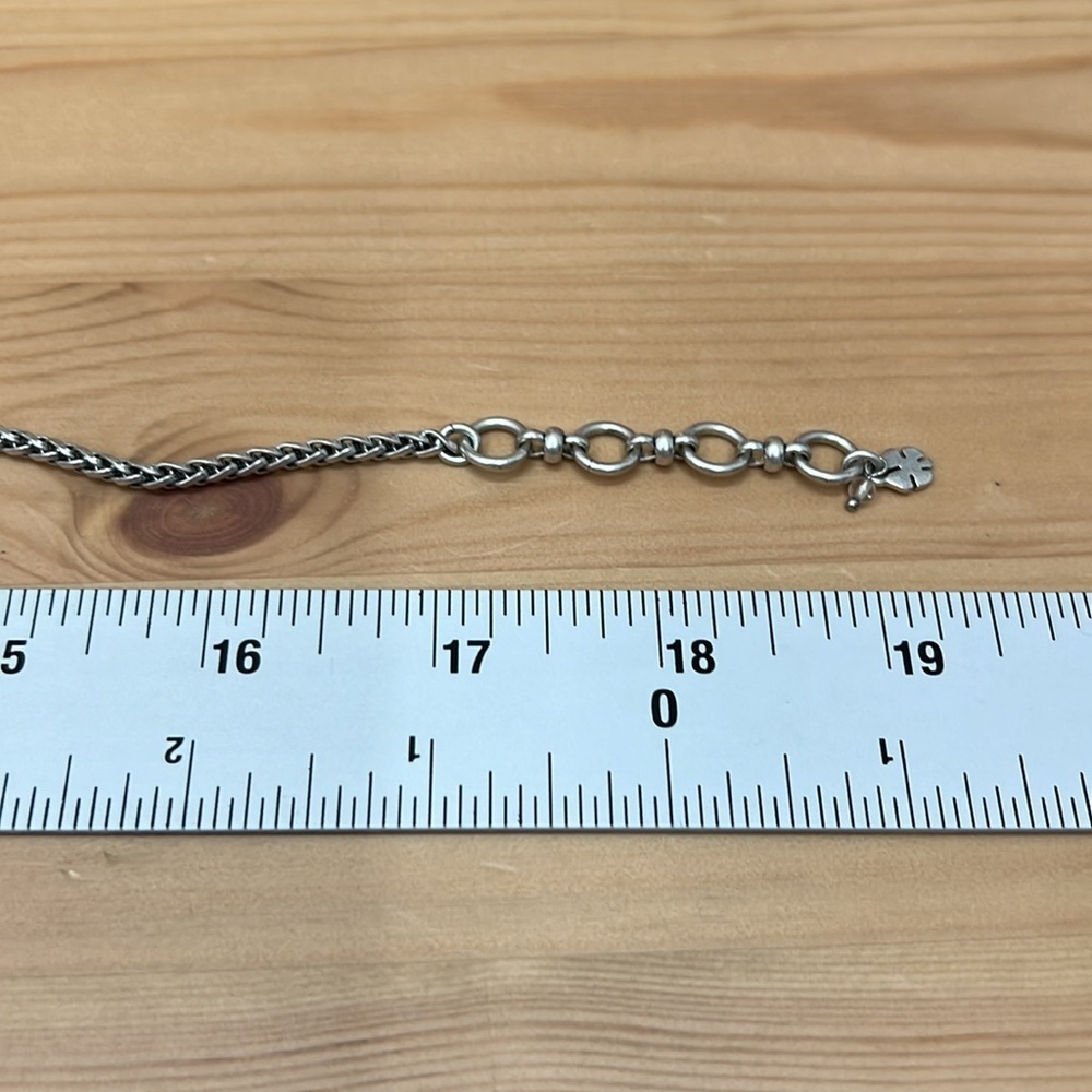 Lucky Brand Necklace and Bracelet 17”+2” Ext Silver Tone with Faux Turquoise - Picture 3 of 3